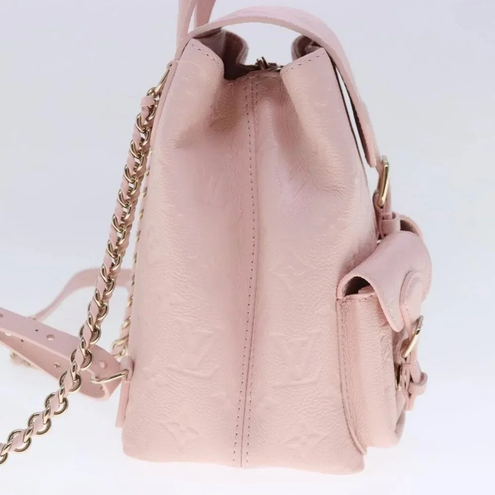 LOUIS VUITTON Monogram Empreinte Backup Backpack Pink M47074 LV Auth 91596SM - Picture 4 of 16